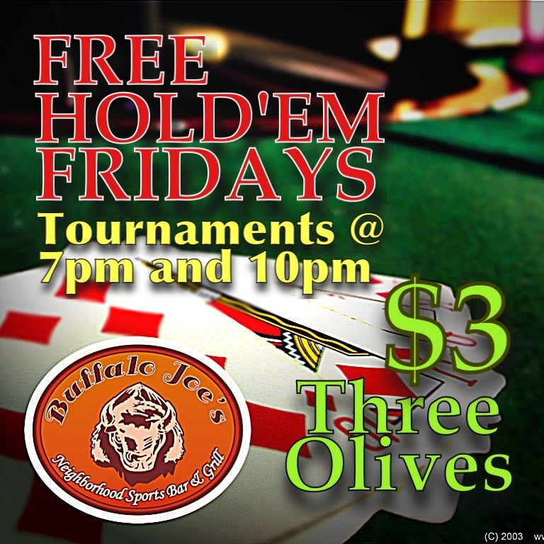 Special offer from Buffalo Joe’s Bar & Grill